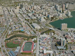 Oakland City, USA (2020) 3D Model