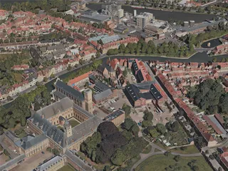 Bruges City, Belgium (2020) 3D Model