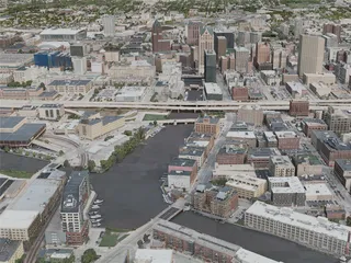 Milwaukee City, USA (2020) 3D Model