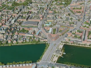 Copenhagen City, Denmark (2020) 3D Model