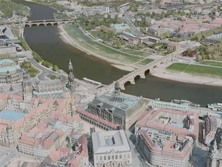 Dresden City, Germany (2020) 3D Model