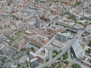 Manchester City, UK (2020) 3D Model