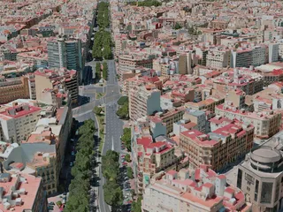 Valencia City, Spain (2020) 3D Model