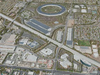 Cupertino City, USA (2020) 3D Model