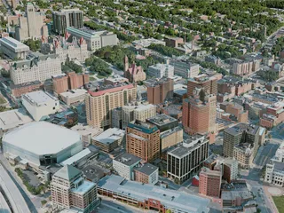 Albany City, USA (2020) 3D Model