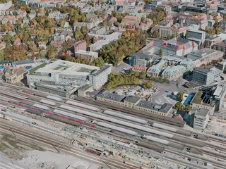 Augsburg City, Germany (2020) 3D Model