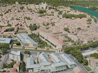 Avignon City, France (2020) 3D Model