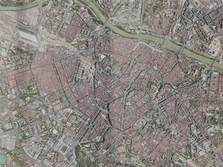 Zaragoza City, Spain (2020) 3D Model