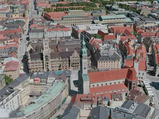 Munich City, Germany (2020) 3D Model