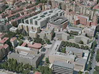 Milan City, Italy (2020) 3D Model