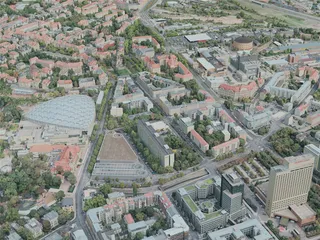 Leipzig City, Germany (2020) 3D Model
