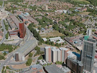 Leeds City, UK (2020) 3D Model