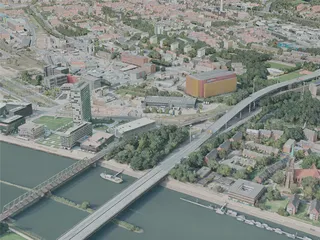 Bremen City, Germany (2020) 3D Model