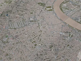 Bordeaux City, France (2020) 3D Model