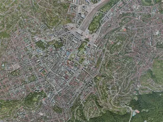 Stuttgart City, Germany (2020) 3D Model