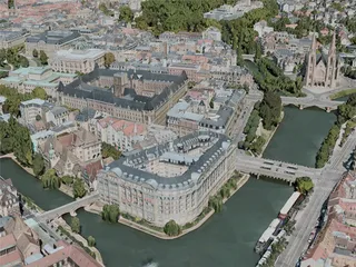 Strasbourg City, France (2020) 3D Model