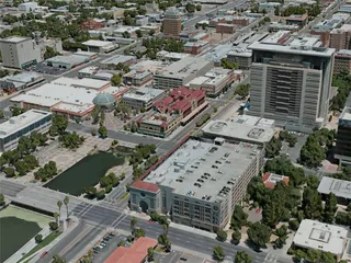 Stockton City, USA (2020) 3D Model