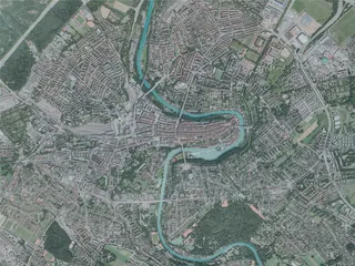 Bern City, Switzerland (2020) 3D Model