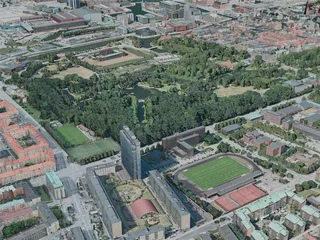 Malmo City, Sweden (2020) 3D Model