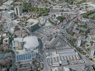 Nottingham City, UK (2020) 3D Model