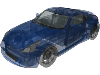 Nissan 370Z (2009) 3D Model