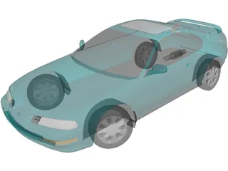 Honda Prelude (1993) 3D Model