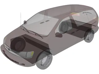 Toyota Sienna (1998) 3D Model