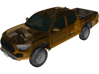 Toyota Tacoma Double Cab  (2017) 3D Model