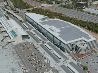 San Jose Airport, CA, USA (2020) 3D Model