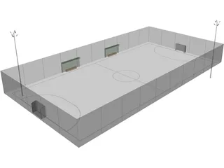 5X5 Football Field 3D Model