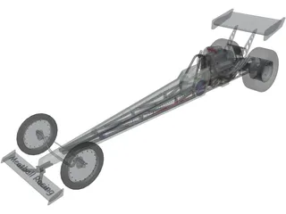 Dragster 3D Model