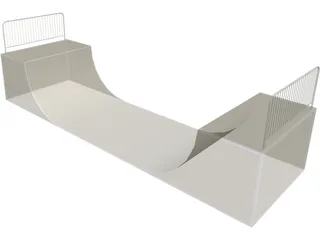 Ramp for Skeating 3D Model