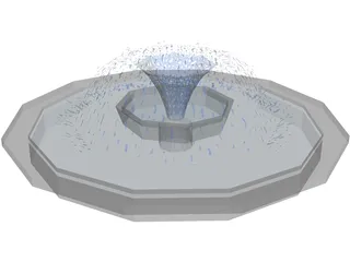 Water Fountain 3D Model