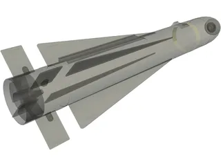 AGM-65K Maverick Missile 3D Model