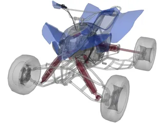 Yamaha Quad 3D Model