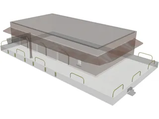 Depot Station 3D Model