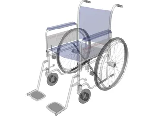 Wheelchair 3D Model