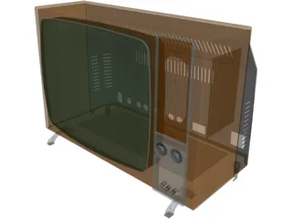 Old TV 3D Model