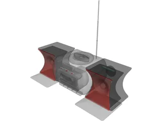 Radio 3D Model