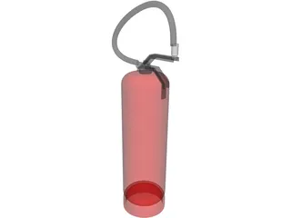 Fire Extinguisher 3D Model