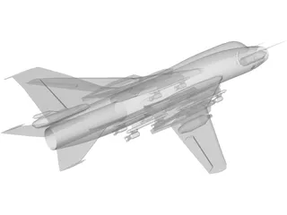 Sukhoi Su-17 Fitter 3D Model