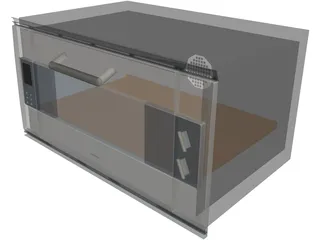 Microwave Gaggenau 3D Model