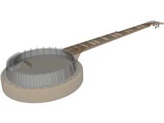 Banjo 3D Model