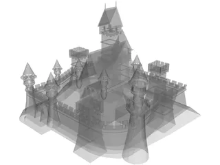 Czech Castle 3D Model