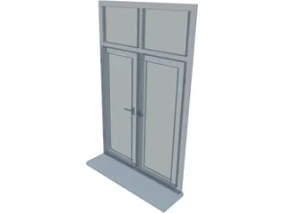 PVC Window 3D Model