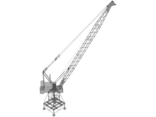 Port Crane 3D Model