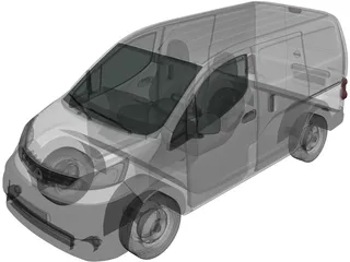 Nissan NV200 (2010) 3D Model