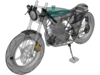 Honda Cafe Racer 3D Model