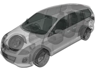 Mazda MPV (2010) 3D Model