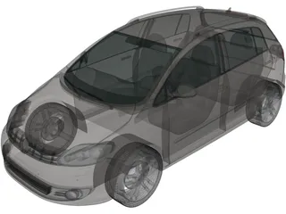 Volkswagen Golf Plus (2011) 3D Model